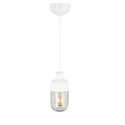 Ohm 215 pendel, vit/klar 21,5cm