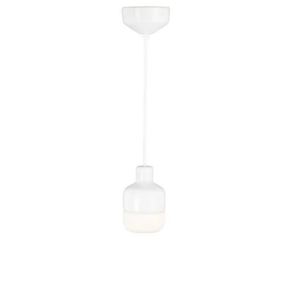Ohm 155 pendel, vit/opal 15,5cm