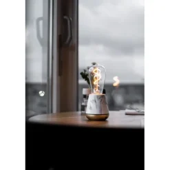 One Table Light White Marble