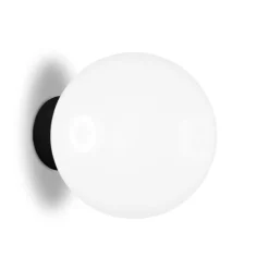 Opal 25 Surface LED tak/vägg plafond, opal/svart