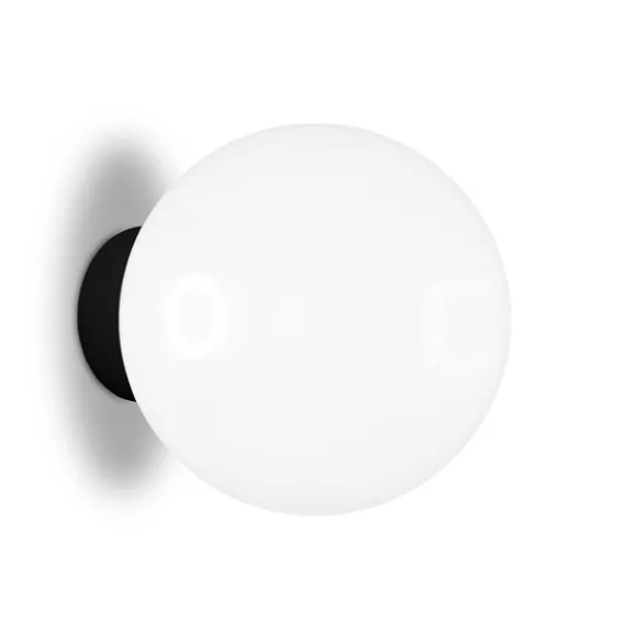 Opal 25 Surface LED tak/vägg plafond, opal/svart