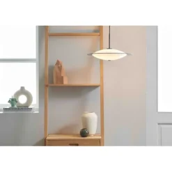 Orbit pendel, svart/opal Ø40cm
