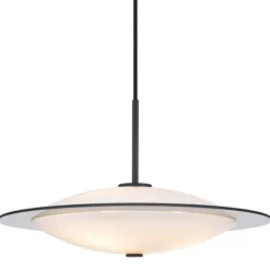 Orbit pendel, svart/opal Ø40cm