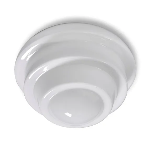 Orsa Blomma Glasskärm, Ø25 vit