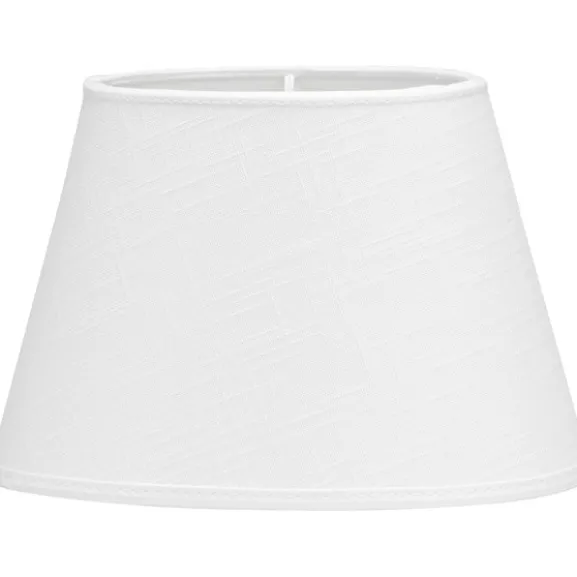 Oval Lampskärm Classico Vit 25cm