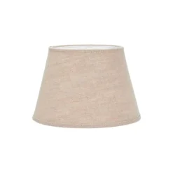 Oval Lampskärm Lin Natur 15cm