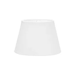 Oval Lampskärm Lin Offwhite 30cm