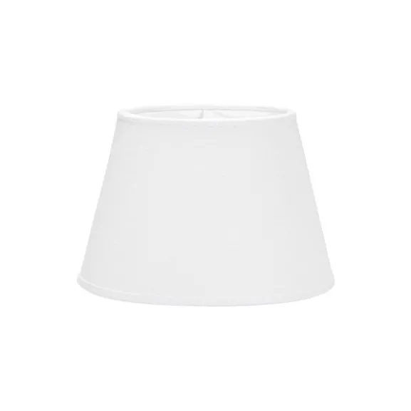 Oval Lampskärm Lin Offwhite 30cm