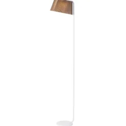 Owalo 7010 golvlampa, valnöt 168cm