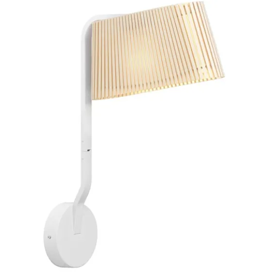 Owalo 7030 vägglampa, björk 33cm