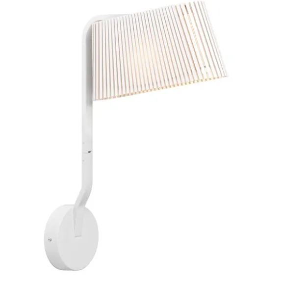 Owalo 7030 vägglampa, vit 33cm