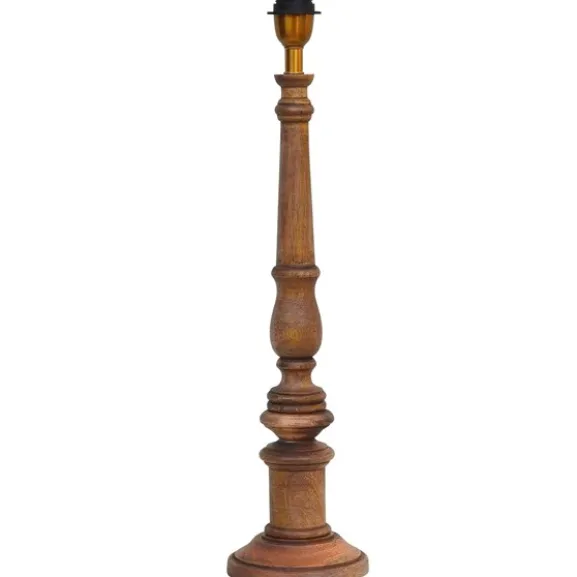 Oxford Lampfot Hög Åldrat trä 15,5cm