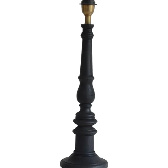 Oxford Lampfot Låg Antik Svart 15cm