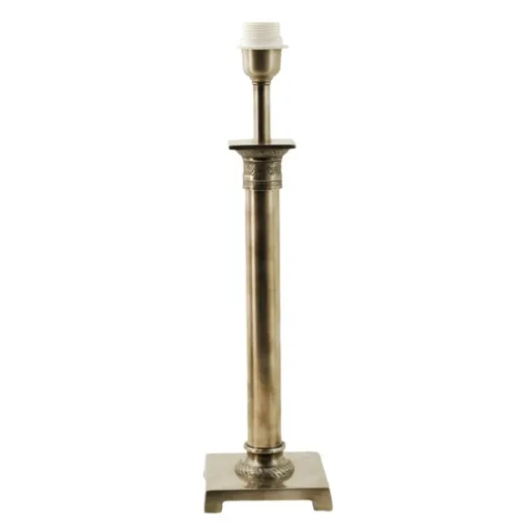 Palermo Lampfot Låg Antik silver 11cm