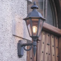 Pallas vägglykta upp, svart 60,5cm