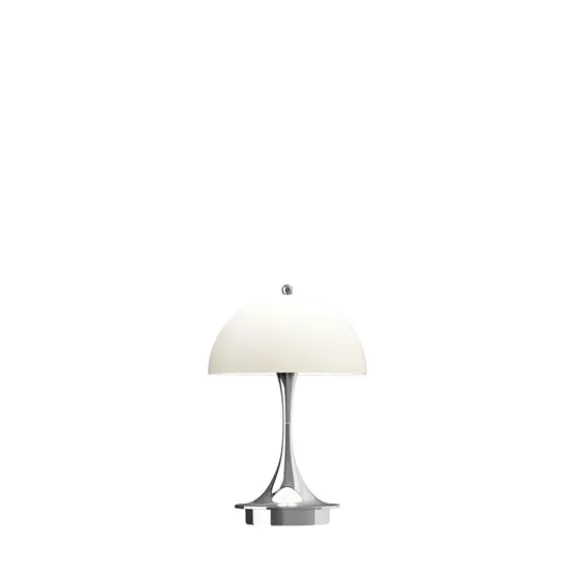 Panthella 160 Portabel bordslampa Chrome Beige