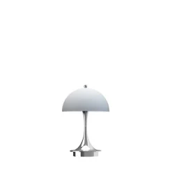 Panthella 160 Portabel bordslampa Chrome Blue Grey