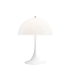 Panthella Bordslampa, Vit opal