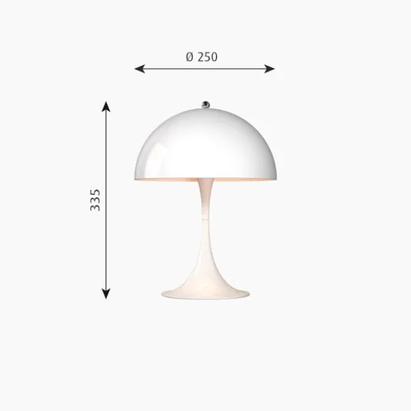 Panthella MINI bordslampa LED, vit