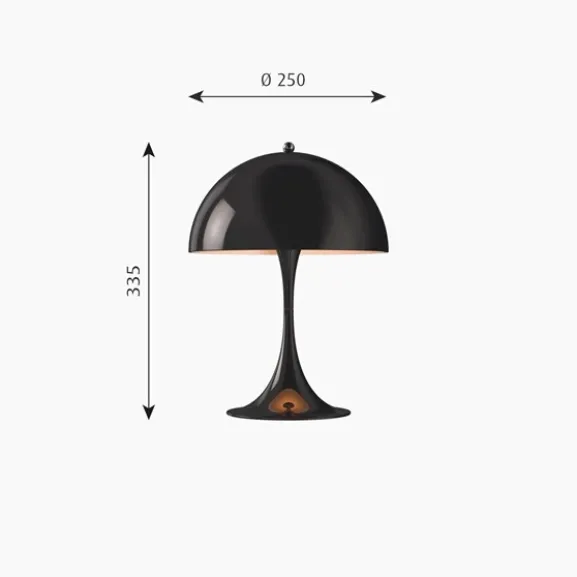 Panthella MINI bordslampa LED, svart