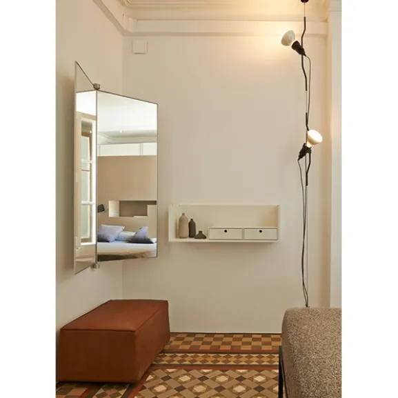 Parentesi tak, krom 400cm