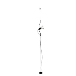 Parentesi tak, svart 400cm dimbar