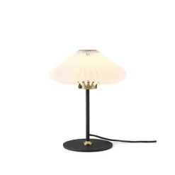 Paris bordslampa, svart/vit Ø24