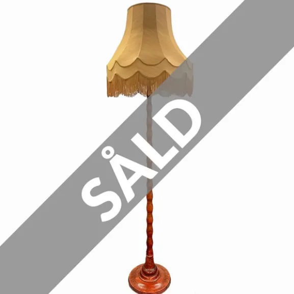 Paris golvlampa, trä 2-arm