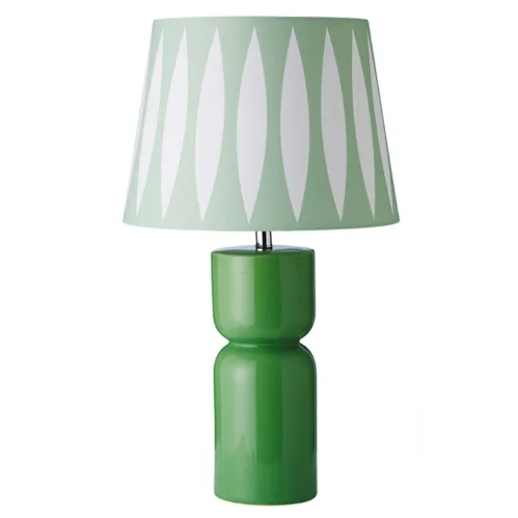 Paris Table Lamp , Green/ Light Mint Elipse