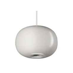 Pebble Knubbig takpendel, varmgrå/metall 21cm