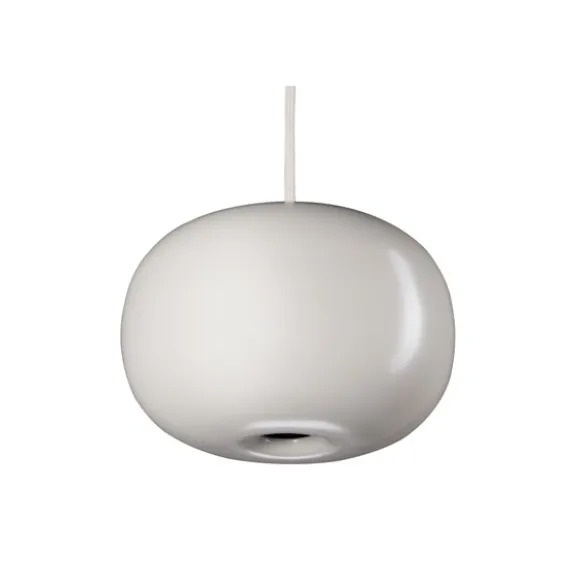 Pebble Knubbig takpendel, varmgrå/metall 21cm