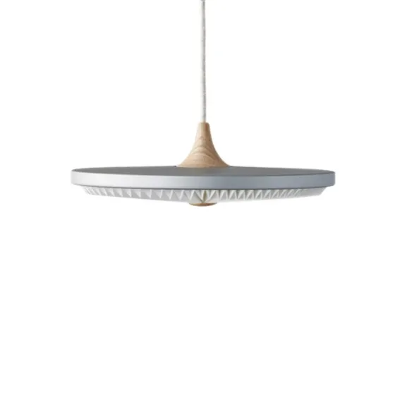 Pendant, SOLEIL M, 50cm. Silver cloud, DIM