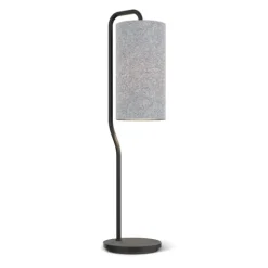 Pensile bordslampa svart struktur