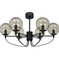 Perla 6 takkrona svart 78cm