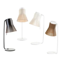 Petite bordslampa, svart 56cm