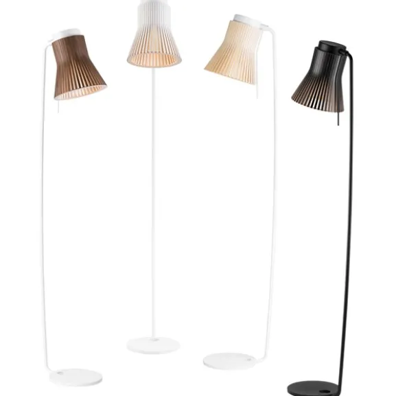 Petite golvlampa, valnöt 130cm