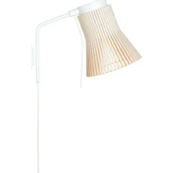Petite vägglampa, björk 37cm