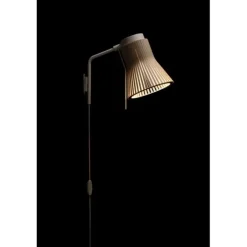 Petite vägglampa, svart 37cm