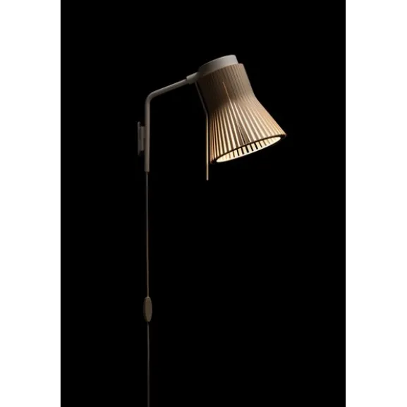 Petite vägglampa, svart 37cm