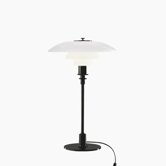 PH 3/2 bordslampa, svart/opal 47,2cm