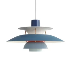 PH 5 pendel, hues of blue 50cm