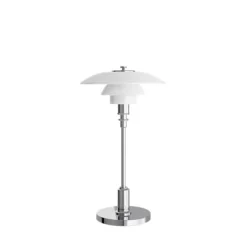 PH 2/1 portabel bordslampa, krom