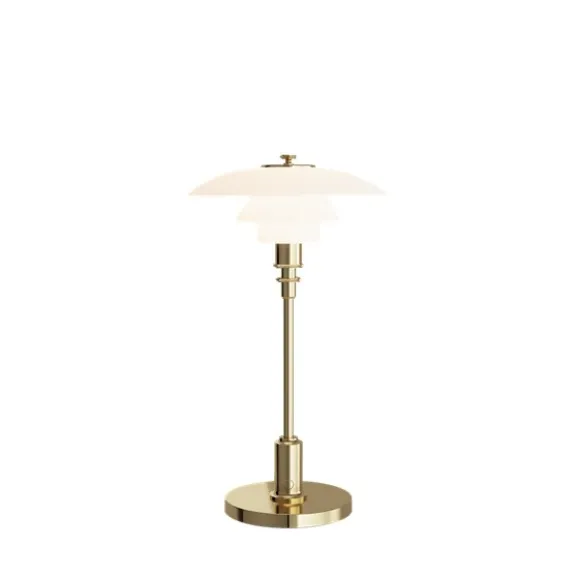 PH 2/1 portabel bordslampa, mässing