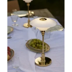 PH 2/1 portabel bordslampa, mässing