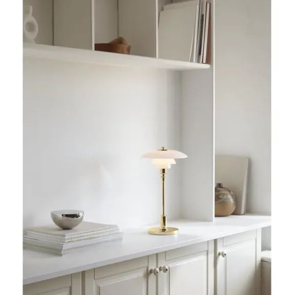 PH 2/1 portabel bordslampa, mässing