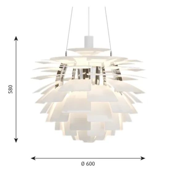 PH Artichoke 600 pendel, vit 60cm
