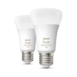 Philips Hue White & Color 2-pack E27 Smart bulb 6,5W