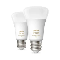 Philips Hue White Ambiance 2-pack E27 Smart bulb 8W