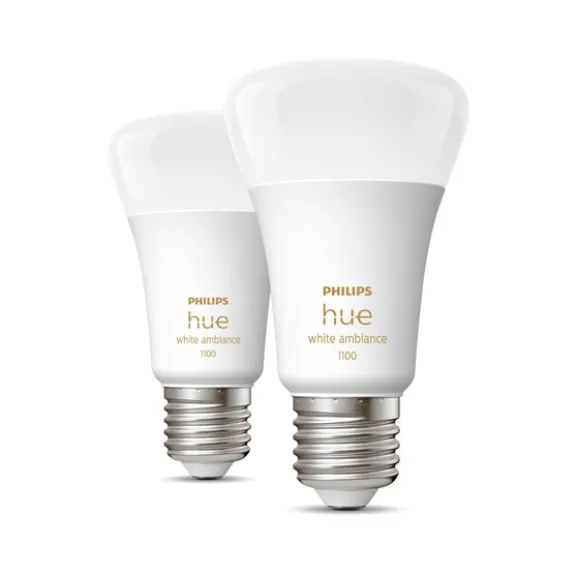 Philips Hue White Ambiance 2-pack E27 Smart bulb 8W