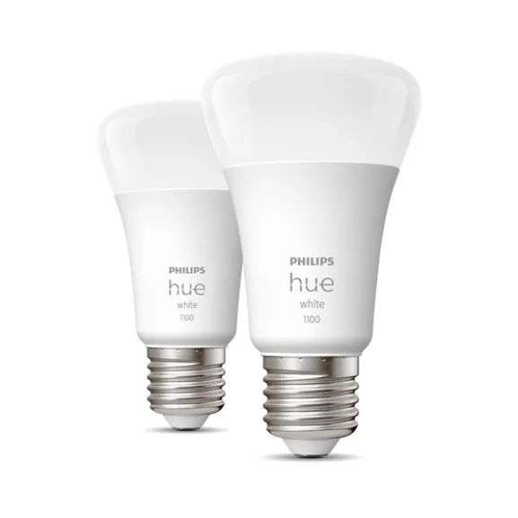 Philips Hue White 2-pack E27 Smart bulb 9,5W(75W)